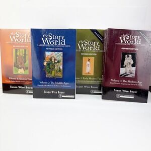 The Story of the World History Books for Classical Child Susan Wise Bauer Set
